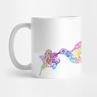 colorful hummingbird Mug